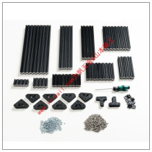 Black Anodize Aluminium Extrusions and Hinges